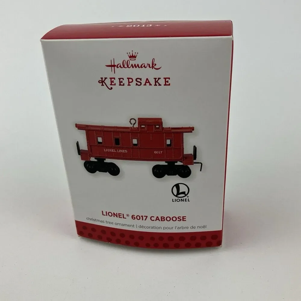 Hallmark Lionel 6017 Metal Caboose Ornament 2013 Christmas Keepsake QXI2145 New